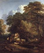 Thomas Gainsborough The Maket Cart china oil painting reproduction